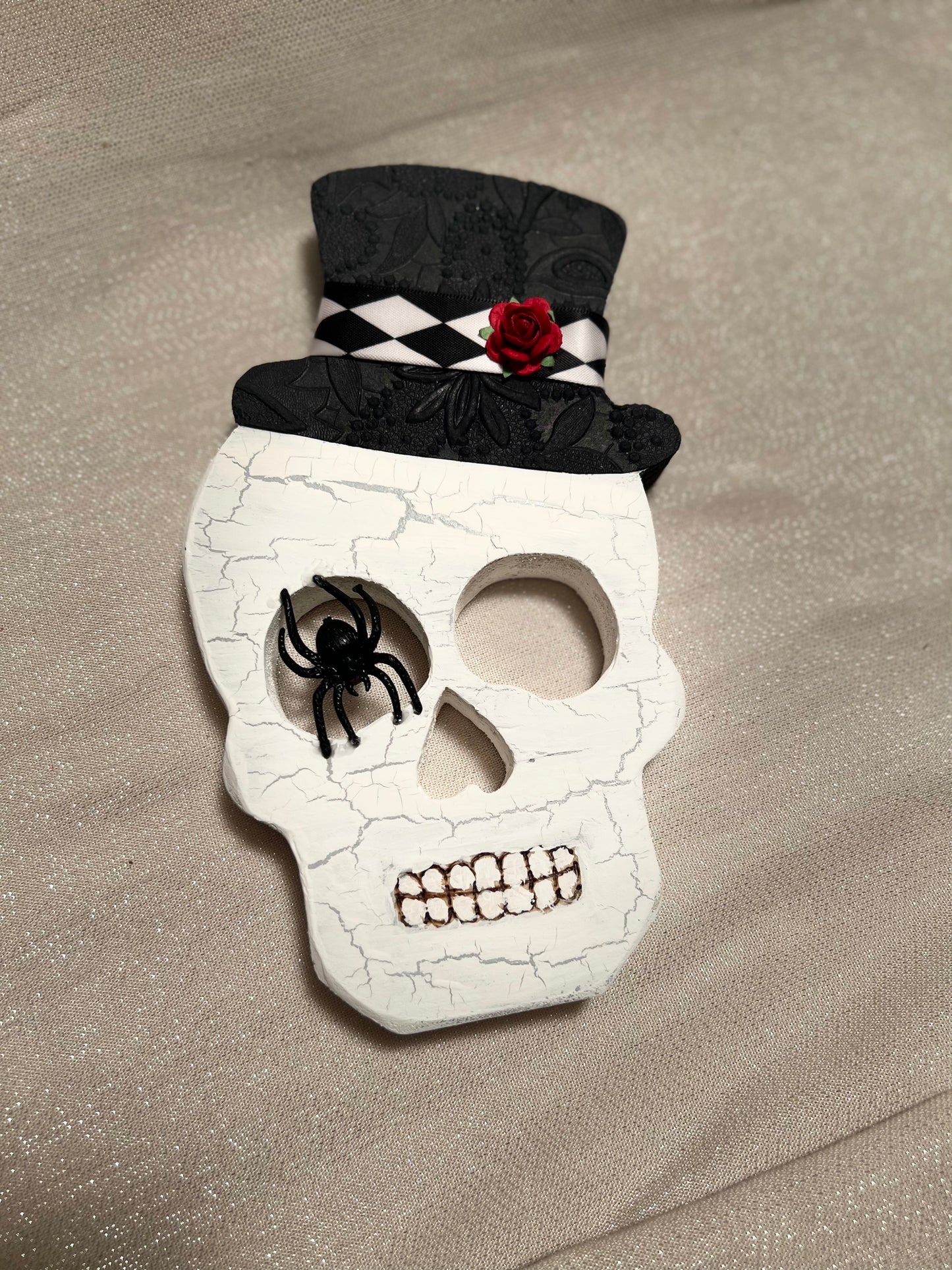 Halloween Skull with Top Hat