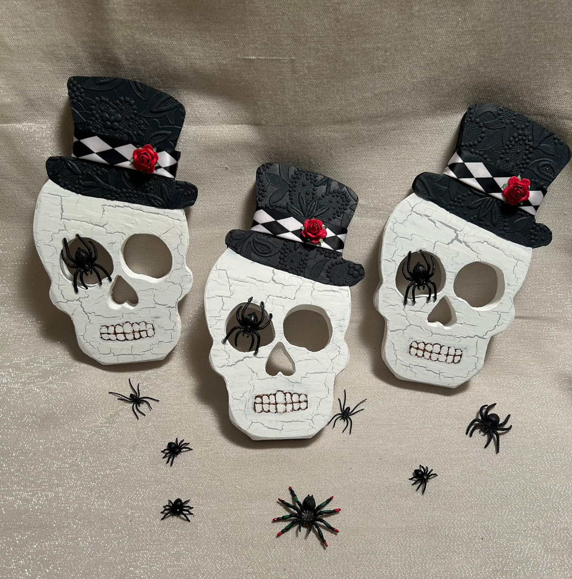 Halloween Skull with Top Hat