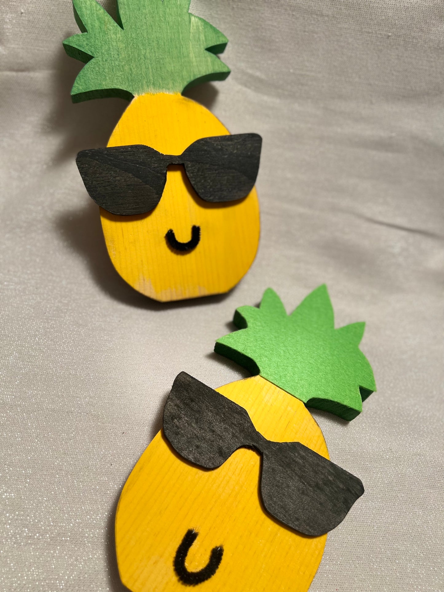 Pineapple with Sunglasses