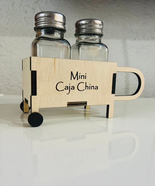 Caja China (mini) Salt & Pepper shaker holder (The Original)