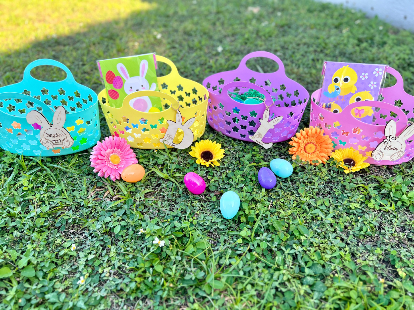 Easter Basket Tags (Letter Shaped)