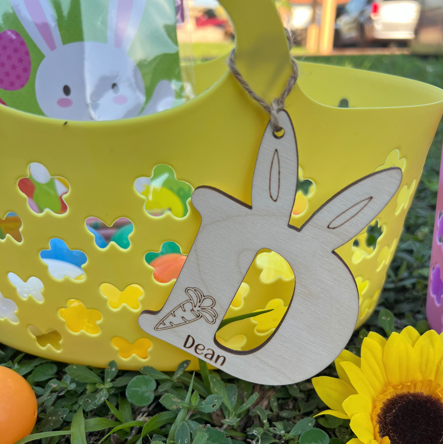 Easter Basket Tags (Letter Shaped)