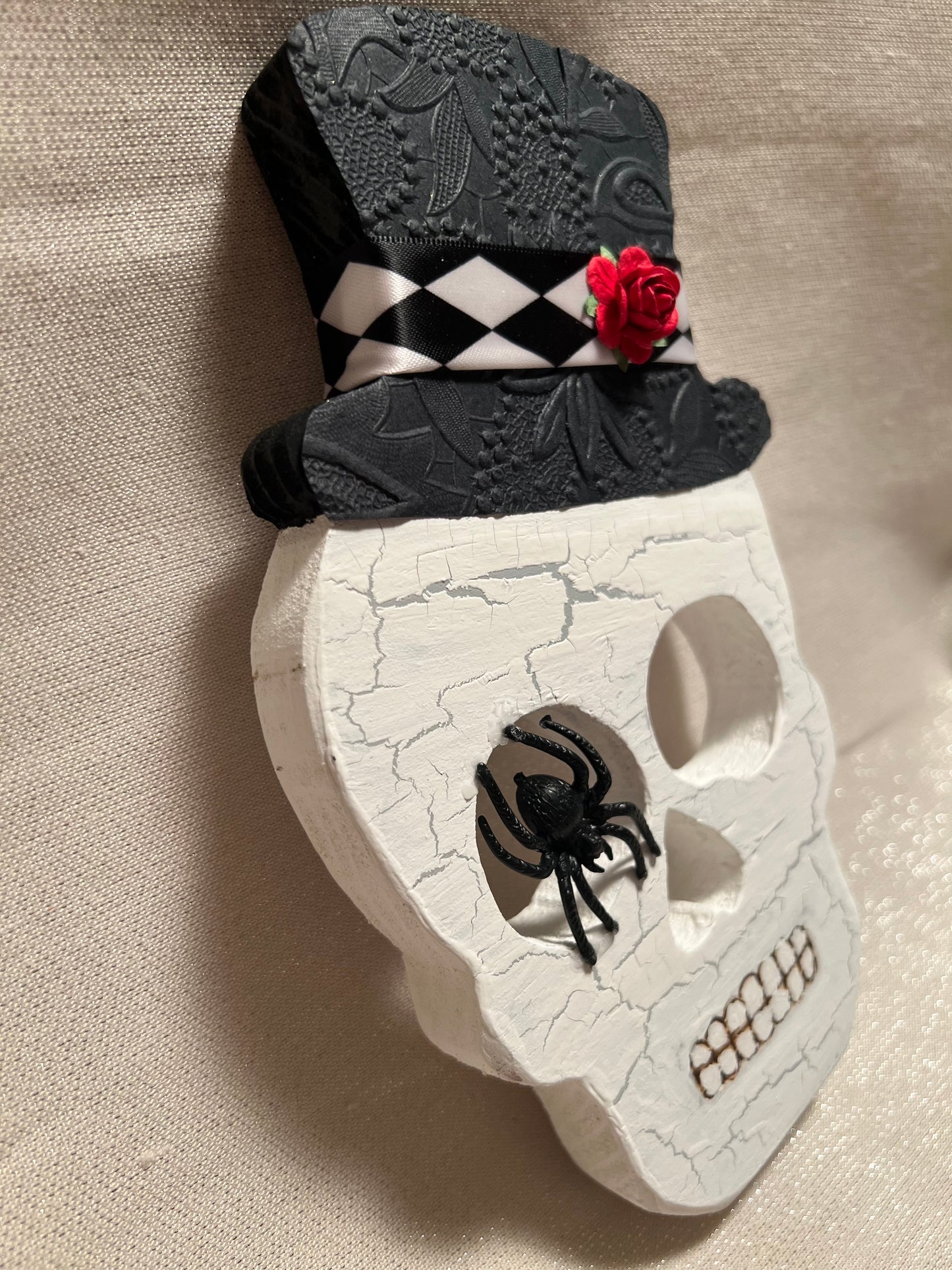 Halloween Skull with Top Hat