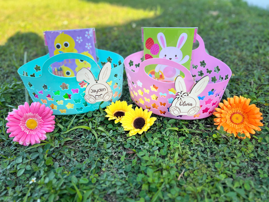 Easter Basket Tags (Bunny Shaped)
