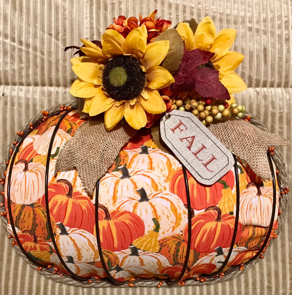 Fall Wreath - Pumpkin
