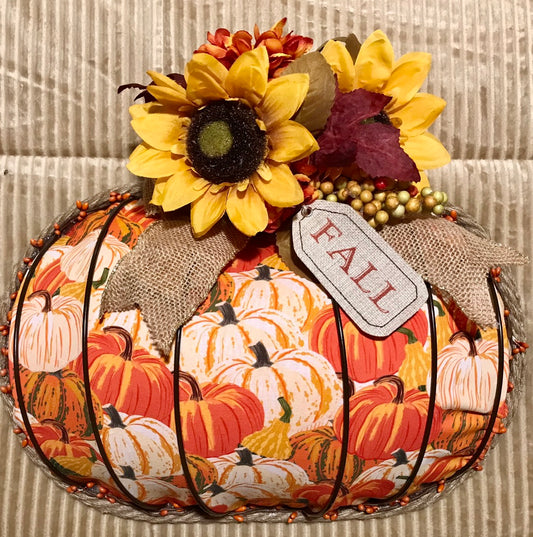 Fall Wreath - Pumpkin