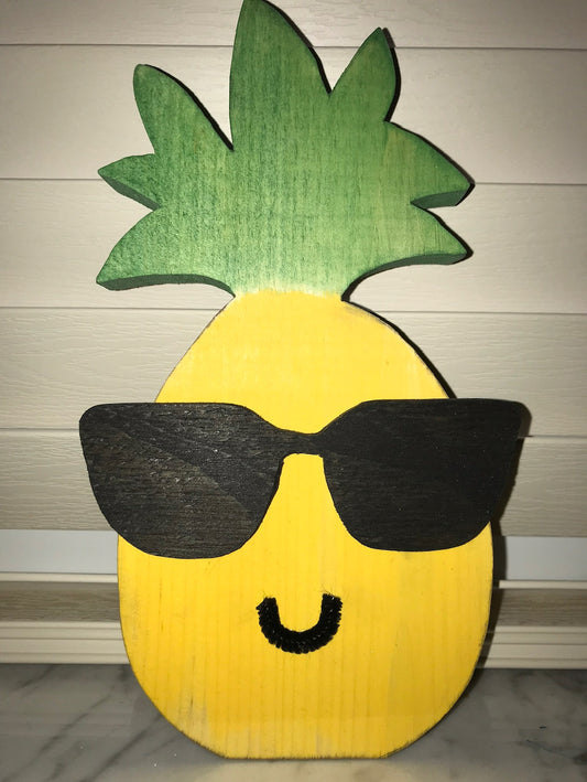 Pineapple with Sunglasses